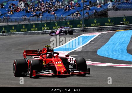 Charles Leclerc (MON) Ferrari SF90. Foto Stock