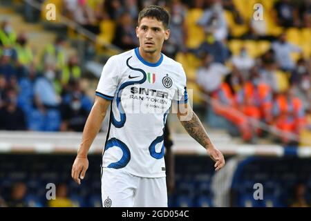 Parma, Italia. 8 agosto 2021. Martin Satriano (Inter) durante il titoloEvento, amichevole partita di calcio a Parma, Italia, Agosto 08 2021 Credit: Independent Photo Agency/Alamy Live News Foto Stock