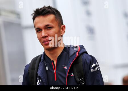 Alexander Albon (THA) Scuderia Toro Rosso. Gran Premio di Germania, sabato 27 luglio 2019. Hockenheim, Germania. Foto Stock