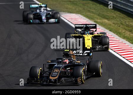 Kevin Magnussen (DEN) Haas VF-19. Gran Premio di Ungheria, domenica 4 agosto 2019. Budapest, Ungheria. Foto Stock