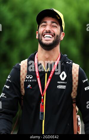 Daniel Ricciardo (AUS) Team Renault F1. Gran Premio del Giappone, venerdì 11 ottobre 2019. Suzuka, Giappone. Foto Stock