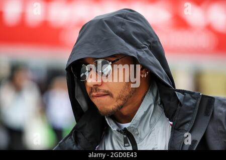 Lewis Hamilton (GBR) Mercedes AMG F1. Gran Premio del Giappone, venerdì 11 ottobre 2019. Suzuka, Giappone. Foto Stock