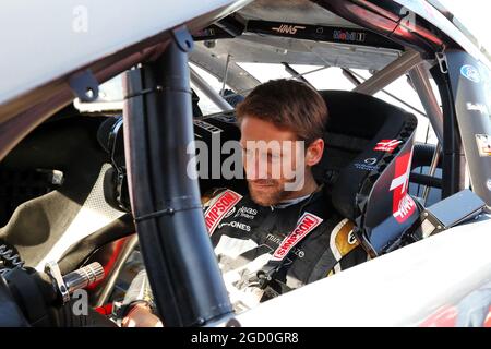 Romain Grosjean (fra) Haas F1 Team - Haas NASCAR. Foto Stock