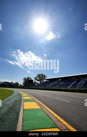 Atmosfera del circuito. Gran Premio d'Australia, mercoledì 11 marzo 2020. Albert Park, Melbourne, Australia. Foto Stock