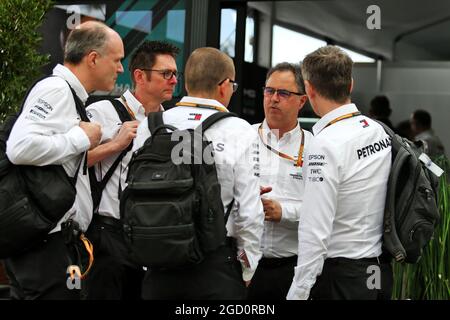 Ron Meadows (GBR), Team Manager Mercedes GP. Gran Premio d'Australia, venerdì 13 marzo 2020. Albert Park, Melbourne, Australia. Foto Stock