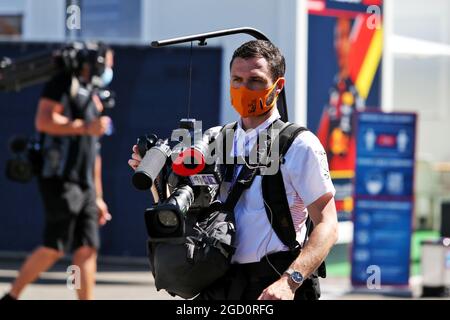 Atmosfera paddock. Gran Premio d'Austria, giovedì 2 luglio 2020. Spielberg, Austria. Foto Stock