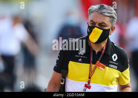 Luca de Meo (ITA) Groupe Direttore Generale Renault. Gran Premio di Spagna, domenica 16 agosto 2020. Barcellona, Spagna. Foto Stock