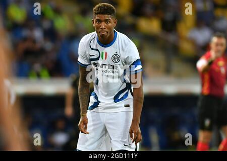 Parma, Italia. 8 agosto 2021. Eddie Salcedo (Inter) durante il titoloEvento, amichevole partita di calcio a Parma, Italia, Agosto 08 2021 Credit: Independent Photo Agency/Alamy Live News Foto Stock