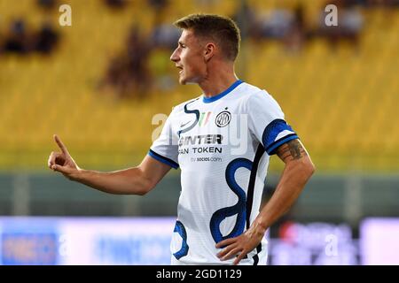 Parma, Italia. 8 agosto 2021. Andrea Pinamonti (Inter) durante il titoloEvento, amichevole partita di calcio a Parma, Italia, Agosto 08 2021 Credit: Independent Photo Agency/Alamy Live News Foto Stock