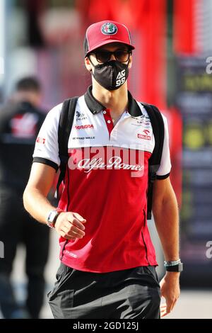 Antonio Giovinazzi (ITA) Alfa Romeo Racing. Gran Premio d'Italia, venerdì 4 settembre 2020. Monza Italia. Foto Stock