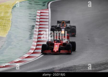 Sebastian Vettel (GER) Ferrari SF1000. Foto Stock