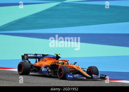 Lando Norris (GBR) McLaren MCL35. Foto Stock