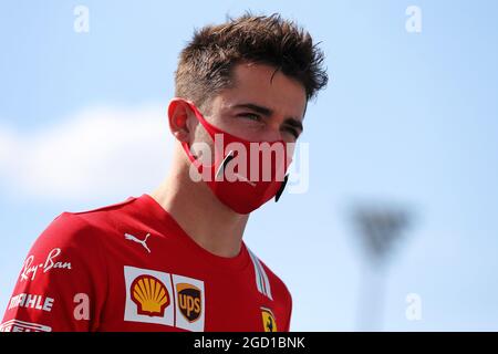 Charles Leclerc (MON) Ferrari. Gran Premio di Abu Dhabi, venerdì 11 dicembre 2020. Yas Marina Circuit, Abu Dhabi, Emirati Arabi Uniti. Foto Stock