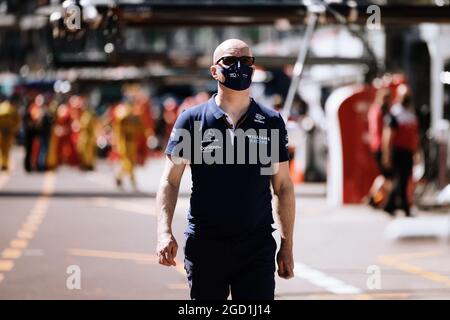 Simon Roberts (GBR) Williams Racing F1 Team Principal. Gran Premio di Monaco, giovedì 20 maggio 2021. Monte Carlo, Monaco. Foto Stock