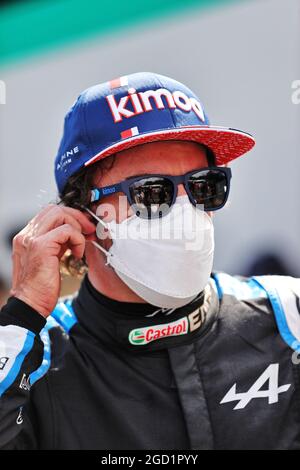 Fernando Alonso (ESP) Alpine F1 Team. Gran Premio d'Austria, sabato 3 luglio 2021. Spielberg, Austria. Foto Stock