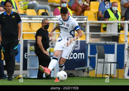 Parma, Italia. 8 agosto 2021. Alessandro Bastoni (Inter) durante il titoloEvento, amichevole partita di calcio a Parma, Italia, Agosto 08 2021 Credit: Independent Photo Agency/Alamy Live News Foto Stock