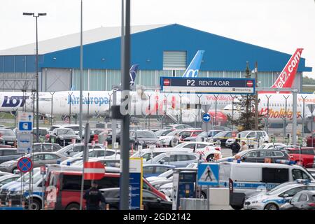 Boeing 737-8MG a basso costo Jet2.com compagnie aeree a Danzica, Polonia. 26 Maggio 2021 © Wojciech Strozyk / Alamy Stock Photo Foto Stock