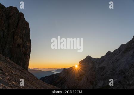 Geografia / viaggio, Germania, Baviera, umore del mattino nella Hoellental (Valle dell'Inferno), DIRITTI-AGGIUNTIVI-AUTORIZZAZIONE-INFO-NON-DISPONIBILE Foto Stock