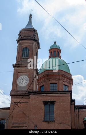 Chiesa dei Santi Bartolomeo e Cajetano a Bologna. Foto Stock