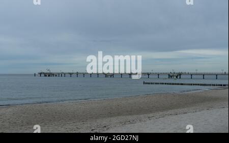 Spiaggia sul mar baltico vicino Graal-Mueritz Foto Stock