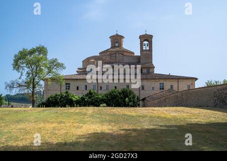 Chiesa del Convento di San Giovanni Battista al Ducale Barco -Hunting Lodge-, Urbania, provincia di Pesaro e Urbino, Marche, Italia Foto Stock