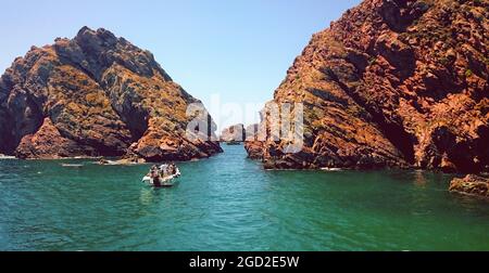 Isole Berlengas in Portogallo Foto Stock
