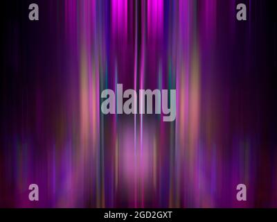 Strisce luminose astratte - illustrazione 3d con effetti di luce Foto Stock