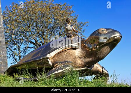 Ricerca di Utopia (2015) dell'artista belga Jan Fabre (1958-) alla Cittadella di Namur, Belgio Foto Stock