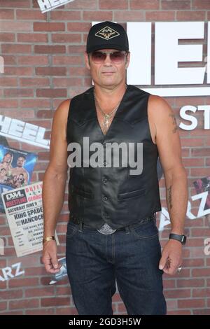 Los Angels, California. 10 agosto 2021. Chris Bauer alla prima di Starz Heels a Los Angeles, California, il 10 agosto 2021. Credit: Faye Sadou/Media Punch/Alamy Live News Foto Stock