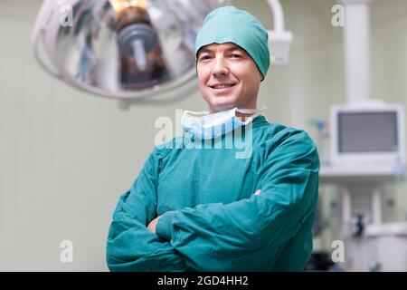 Ritratto del chirurgo Foto Stock