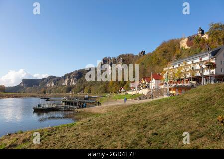 Geografia / viaggio, Germania, Sassonia, Montagne di arenaria dell'Elba, Parco Nazionale della Svizzera sassone, DIRITTI-AGGIUNTIVI-AUTORIZZAZIONE-INFORMAZIONI-NON-DISPONIBILI Foto Stock
