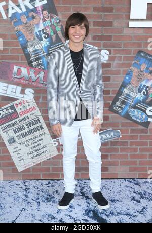 LOS ANGELS, CA - 10 AGOSTO: Stone Garcia alla prima di Starz Heels a Los Angeles, California il 10 agosto 2021. Credito: Faye Sadou/MediaPunch Foto Stock