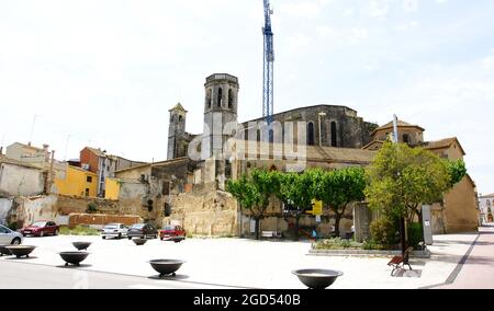 Chiesa di Sant Julia in l 'arboc, Tarragona, Catalunya, Spagna, Europa Foto Stock