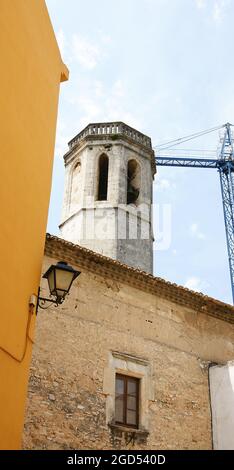 Chiesa di Sant Julia in l 'arboc, Tarragona, Catalunya, Spagna, Europa Foto Stock