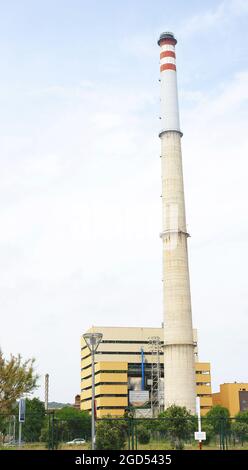 Centrale termica Foix a Cubelles a Barcellona, Catalunya, Spagna, Europa Foto Stock