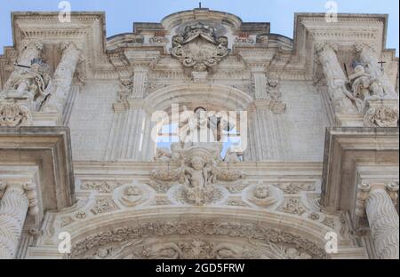 Il Palazzo di San Telmo Siviglia, Spagna. Sede della presidenza del governo regionale andaluso. Sant'Elmo, patrono dei marinai Foto Stock