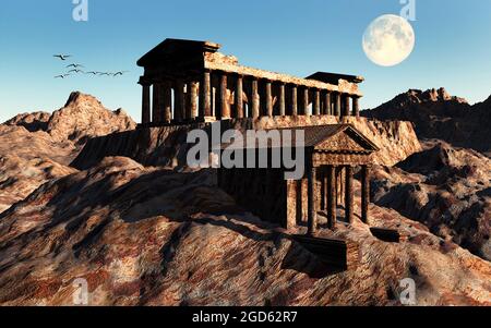 Templi antichi Foto Stock