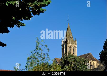 FRANCIA, YVELINES (78) CONFLANS-SAINTE-HONORINE, CHIESA DI SAN MACLOU Foto Stock