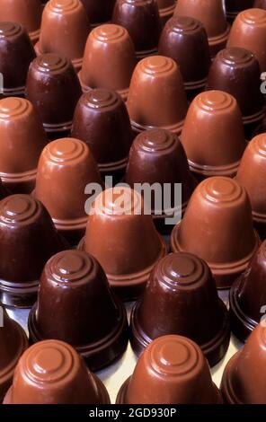 FRANCIA, ALTA SAVOIA (74) CAMPANE DI CIOCCOLATO Foto Stock