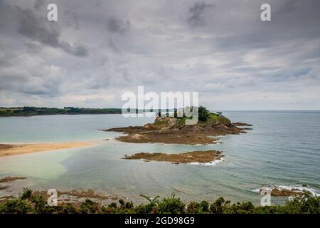 Fort du Guesclin sur l'île du Guesclin, Bretagna, Ile et Vilaine Foto Stock