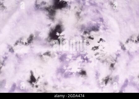 trama multicolore tessuto astrazione primo piano, vista dall'alto Foto Stock