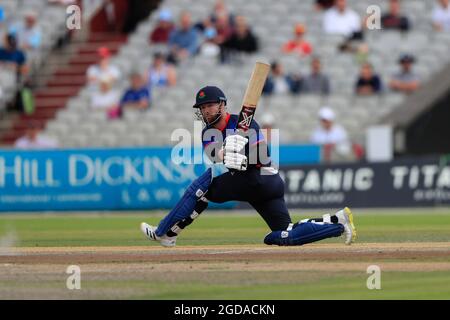 Steven Croft battendo per il Lancashire Foto Stock