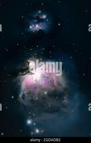 Orion's Nebula & Running Man Foto Stock