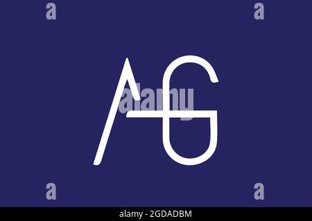 Vettore iniziale del logo con disegno alfabetico Illustrazione Vettoriale