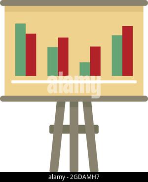 Bandiera guerra commerciale icona grafico flat isolato vettore Illustrazione Vettoriale