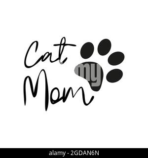 migliore mamma di cane mai, tipografia lettering design, stampa per t shirt, banner, poster, tazza ecc Illustrazione Vettoriale