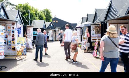 Mercato del Porto Whitstable Foto Stock