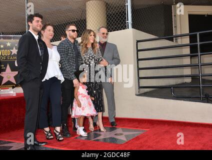 Rita Wilson Star 124 e famiglia - Tom Hanks Rita Wilson partecipa alla cerimonia della stella di Rita Wilson sulla Hollywood Walk of Fame il 29 marzo 2019 a Hollyw Foto Stock