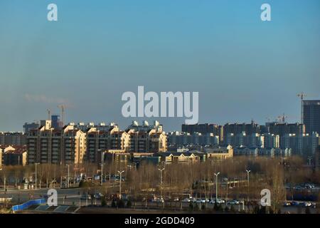 Paesaggio urbano di Yinchuan Foto Stock