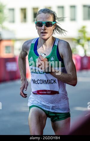 Sapporo, Hokkaido, Giappone. 7 agosto 2021. McCormack Fionnuala (IRL) Atletica : Maratona delle Donne durante i Giochi Olimpici di Tokyo 2020 a Sapporo, Hokkaido, Giappone . Credit: Takeshi Nishimoto/AFLO/Alamy Live News Foto Stock